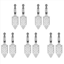 10 Pieces Absinthe Spoons, Stainless Steel Cocktails Spoon Making Kit