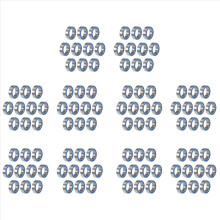 100 stuks 6700 - Hoogwaardige 6700 10x15x4mm miniatuurafdichtingen met diepe groef