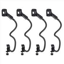 4X Microphone Stand Flexible Gooseneck Desk Clamp Holder Arm Recording