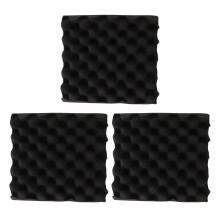4x 25x25x5cm geluidsisolatieschuim eierdoos studio akoestische behandeling