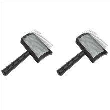 2X Firm Slicker Brush for Dogs- Extra Long Pin Large Dog Pet Grooming