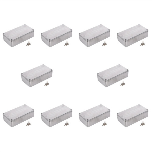 10X Diecast Aluminium Electronics Project Box Case Enclosure Instrumen