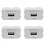 4X Phone Charging Panel USB Power Module 220V Socket 5V Transformer 2. 2