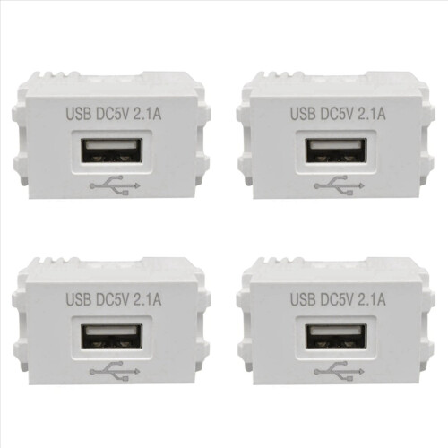 4X Phone Charging Panel USB Power Module 220V Socket 5V Transformer 2. 1