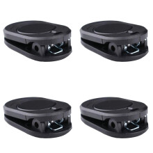 4x Magnetischer Rückenclip für drahtloses Mikrofon, Kragenmikrofon