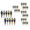 50 Pieces Blank Bottle Stopper with Threaded Post Metal Wine Inserts S 2