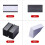 400Pcs Magnetic Label Holders with Data Card Clear Plastic Protectors 2