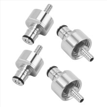 4Pcs/Lot 304 Stainless Steel Carbonation Cap 5/16 Inch Barb, Ball Lock