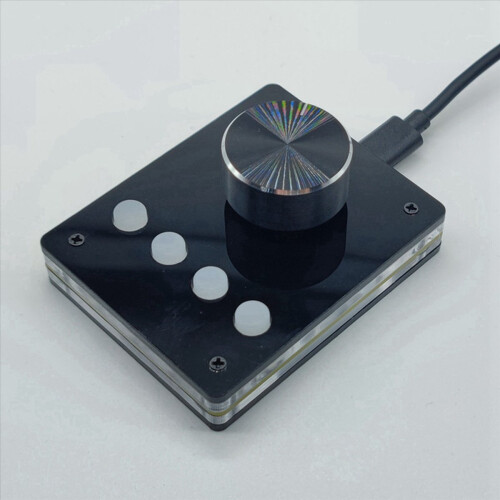 2X Multimedia Programmable Keyboard USB Knob Custom Mini Macro Volume 2