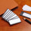 400Pcs Magnetic Label Holders with Data Card Clear Plastic Protectors 6