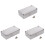 3X Diecast Aluminium Electronics Project Box Case Enclosure Instrument 1