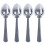 4X Stainless Steel Tea Infuser Strainer Spoon Loose Leaf Filter Herbs 1