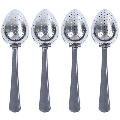 4X Stainless Steel Tea Infuser Strainer Spoon Loose Leaf Filter Herbs