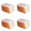 4X Airtight Bread Storage Containers Box Plastic Reusable Loaf Cake Cl 1
