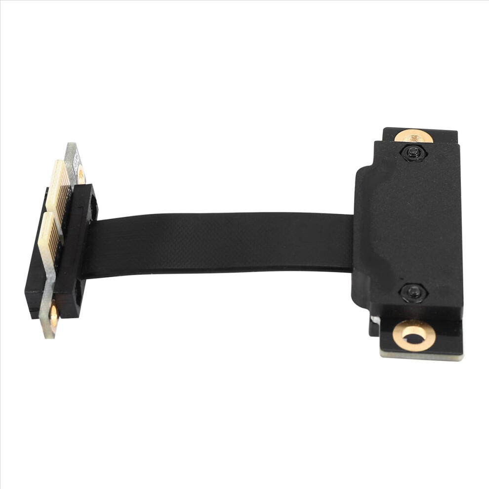 2X Pcie X1 Riser Cable Dual 90 Degree Right Angle Pcie 3.0 To Extensio 4851296907193