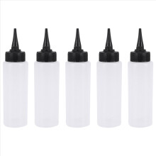 5X 150Ml Salon Hair Color Measuring Applicator Bottle Scale Hairdressi
