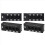2Pair 4-Channel 3-Pin XLR or 6.3Mm Audio and over Network Cable Extend 7
