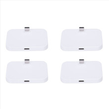 4X Supporto da scrivania per caricabatterie di tipo C per cellulari, porta USB-C per cellulari