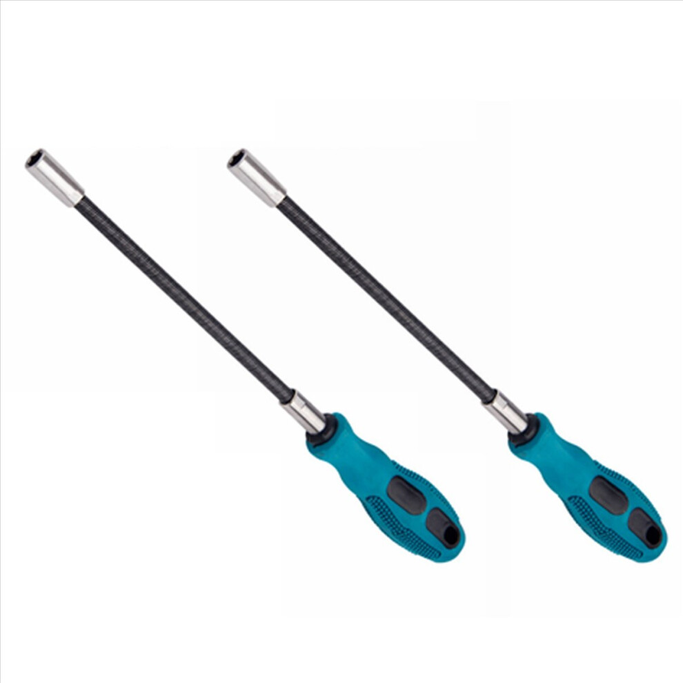 2Pcs 7Mm Socket Screwdriver Flexible Hex Flex Manual Screw Driver Hand 4851296904963
