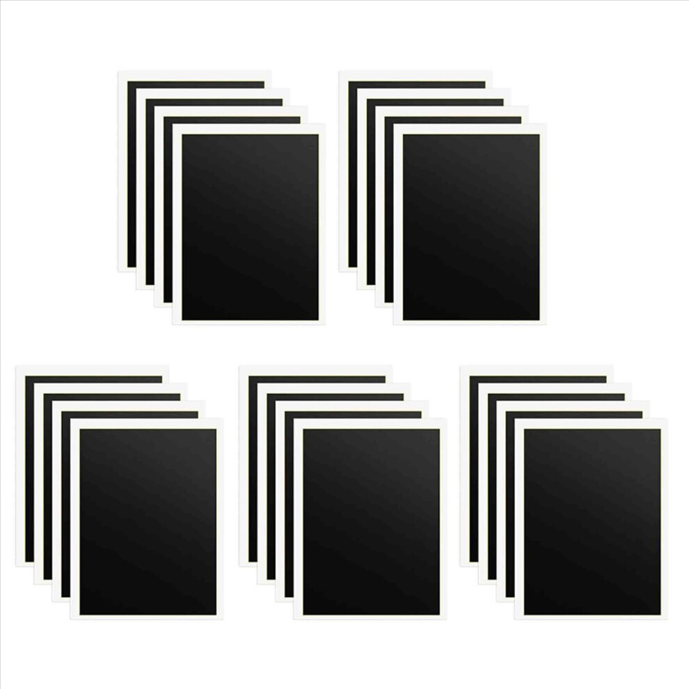 20 Pcs Black Laser Engraving Marking Paper, 39X27cm Color Paper For Me 4851296909678