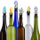 50 Pieces Blank Bottle Stopper with Threaded Post Metal Wine Inserts S 8