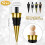 50 Pieces Blank Bottle Stopper with Threaded Post Metal Wine Inserts S 9