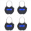 4X Smart Time Lock LCD Display USB Rechargeable Temporary Timer Padloc 2
