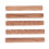 25PCS Pottery Tools Wood Hand Rollers for Clay Stamp Pattern Roller 4