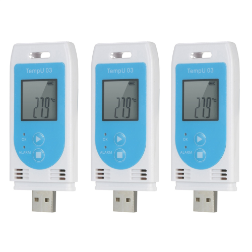 3X TempU 03 USB Temperature Humidity Data Logger Reusable TEMP Datalog 1