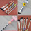 25X Beadable Makeup Brushes Silicone Beads DIY Cosmetic Beaded Kit for 4