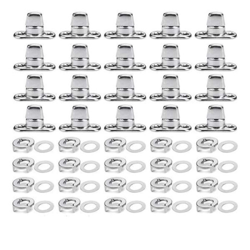 120 Sets Canvas Twist Lock Fasteners, Turn Button Eyelet and Stud for 2