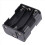 10X Double Side Spring 6 X 1.5 V AA Battery Holder Case Box Black 3