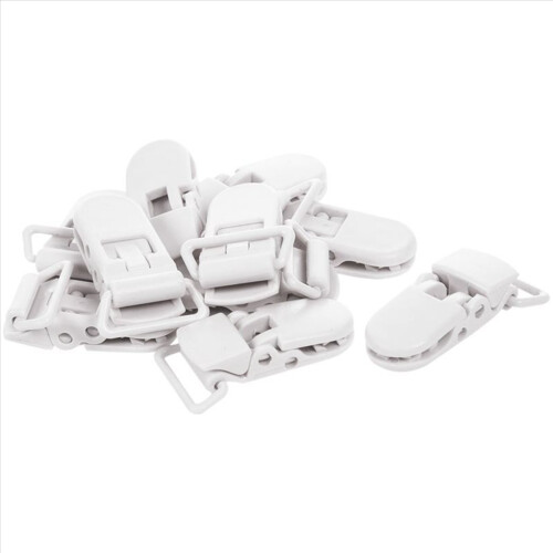 40 pezzi Clip per ciuccio in plastica a forma di T per neonati e bambini, stile ciuccio 2