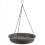 2X Hanging Bird Bath Feeder Round Tray Thickened Resin Deep Water 2