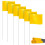Marking Flags Marker for Lawn 60 Pack, PVC Small Flags,Marking Flags, 3