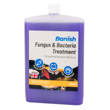 (250ml Fungus & Bacteria Treatment) Pisces Banish Fungus & Bacteria Pond Koi Fish Treatment for Disease Infection Finrot Medicine