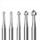 Conjunto de 20 Brocas para Cravação de Joias - Brocas Cilíndricas e Cônicas com Haste de 3/32 Polegadas 4