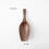 2X Solid Wood Coffee Bean Spoon Shovel Black Walnut Whole Digging Tea 4