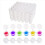 400 Strips Paint Pots Strips,300 2Ml/0.07 Oz Empty Cup with Lids, for 3