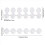 400 Strips Paint Pots Strips,300 2Ml/0.07 Oz Empty Cup with Lids, for 4