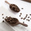 2X Solid Wood Coffee Bean Spoon Shovel Black Walnut Whole Digging Tea 6