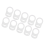 100 Pcs Button Silicone Ring Pacifier Holder Mannequin Clip Adapter Tr 7
