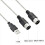 3X Προσαρμογέας καλωδίου USB MIDI, Τύπου A Αρσενικό σε Din 5 Pin In-Out Interface με 2
