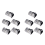 100 unidades de boinas de polimento automotivo de 125 mm (5 polegadas) para polimento e enceramento, feitas de lã. 2