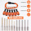 Chaveiro com 12 Porta-Bits, Encaixe Hexagonal de 1/4", Sistema de Troca Rápida 3