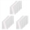 Clear Flexible Plastic Cutting Board Mats Set, Kitchen 17.5 X 12 Inche 2