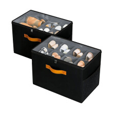 MultiPurpose Shoe Storage Container Waterproof Carry-Black