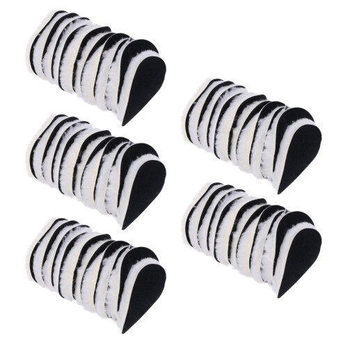 Conjunto de 50 Discos de Polimento Automotivo de 125 mm (5 Polegadas) com Lã para Polimento e Enceramento 1