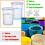 16 Sets Paint Container with Mixing Ball Touch Up Storage Cups for Rep 4