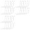 36Pcs Peg Board Hooks, Accessories, Long Hooks Set Metal Storage Tool 2